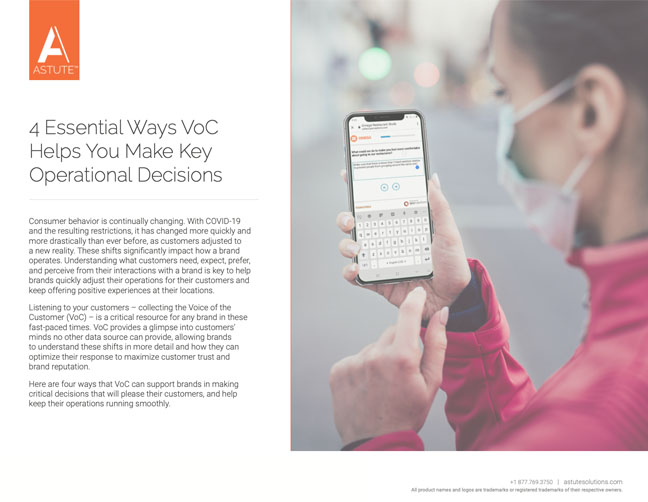 voice of customer operational decisions covid 19 thumbnail