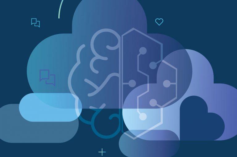 cloud and brain graphic